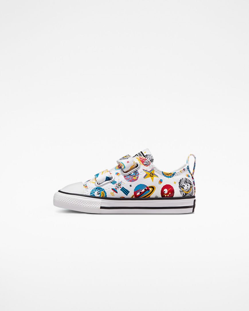 Girls' Converse Chuck Taylor All Star Easy-On Space Cruiser Low Top Shoes White / Red | AU E4C08D